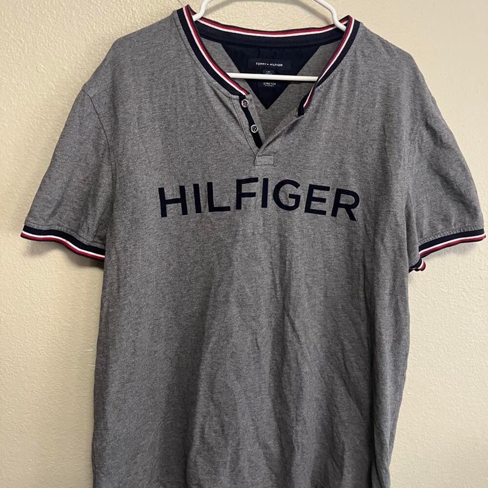 Tommy-hilfiger Men's Grey T-shirt